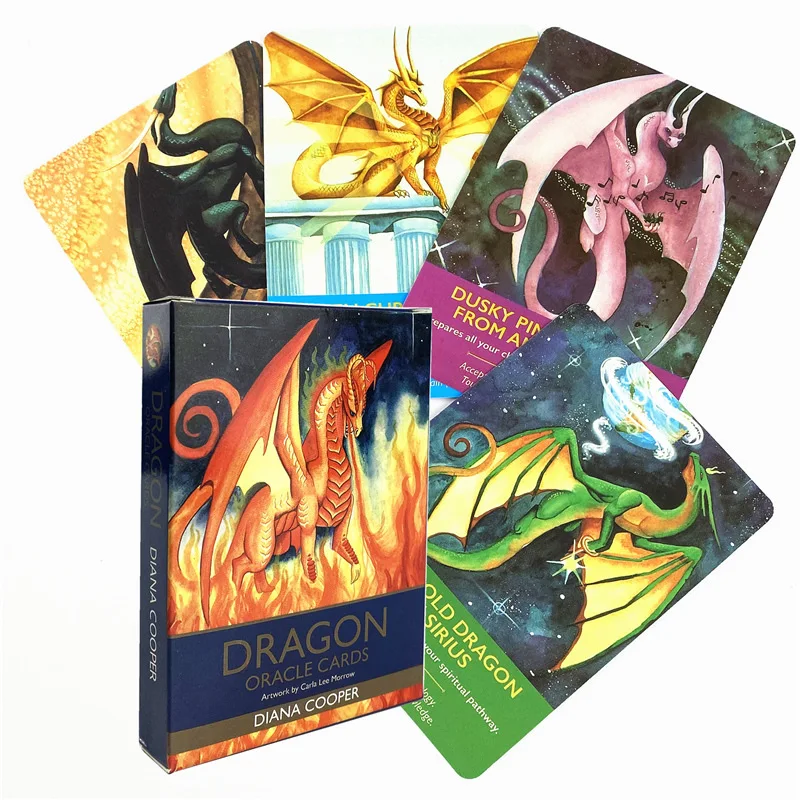 Juego De Cartas Del Oráculo Del Dragón (78 Cartas)