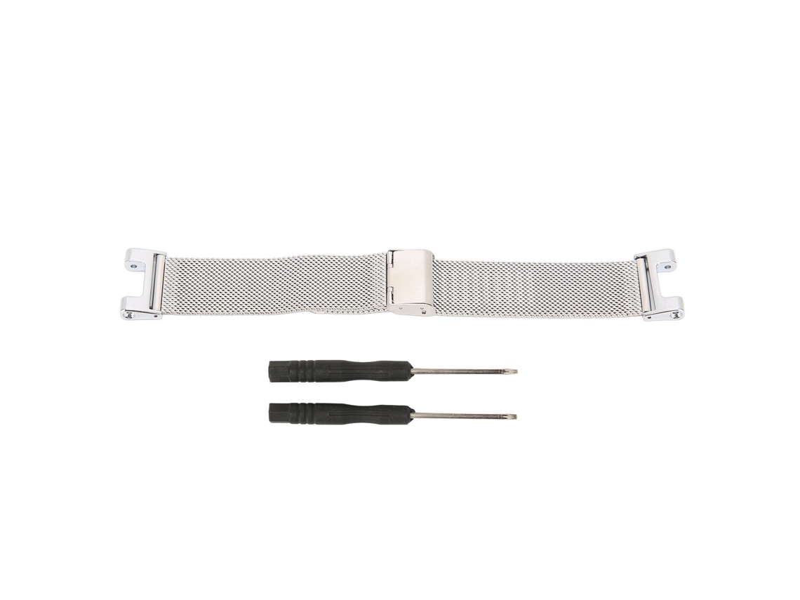 Pulsera De Malla Metálica Para Reloj Inteligente Amazfit Trex Pro, Acero Inoxidable, Plata.