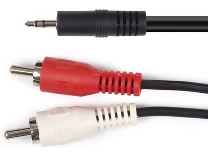 Cable Audio FONESTAR AA-727-5 (5m - Jack 3.5mm - 2 RCA - Macho-Macho)