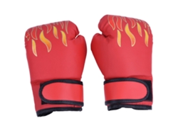 Guantes De Boxeo Rojos Para Niños, Muay Thai, Sparring, Kickboxing, Con Material De Pu Y Soporte Para La Muñeca.