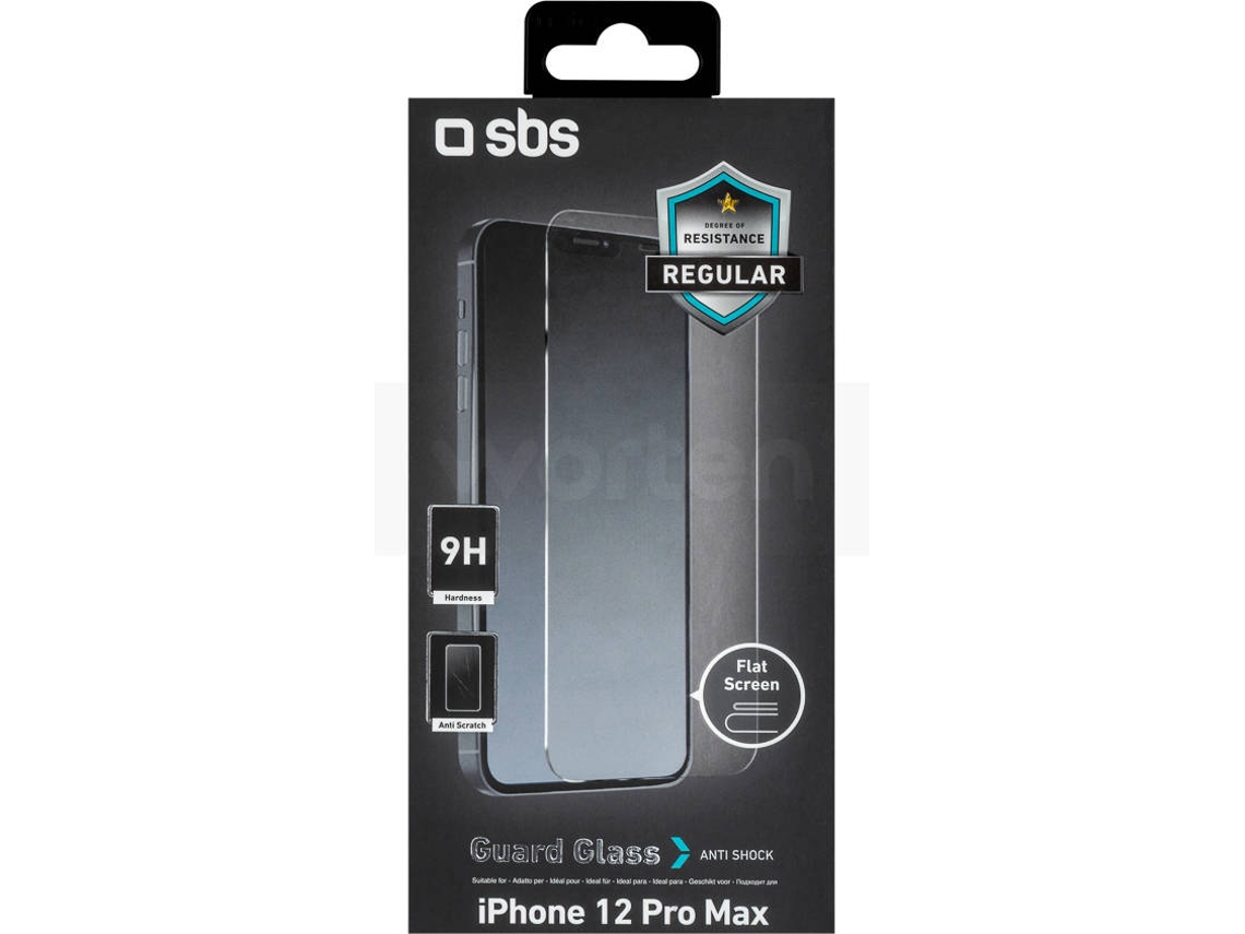 Protector de Pantalla iPhone 12 Pro Max SBS Resistencia+