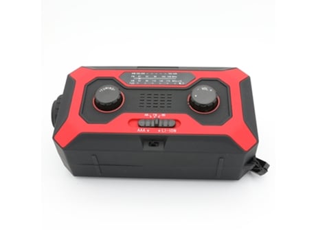 Radio Meteorológica De Emergencia, 2000 Mah Radio Portátil Solar Con Manivela Am/Fm, Alarma Sos Con Linterna ELKUAIE