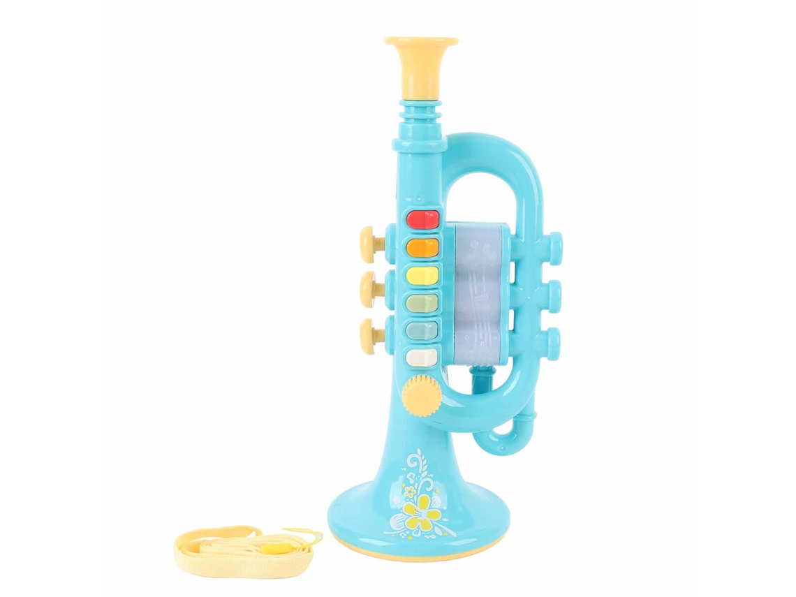 Ats-trompeta Juguete Niños Plástico Aprendizaje Educación Musical Instrumento Viento Para Niños 3+ Años Niñas Rosa