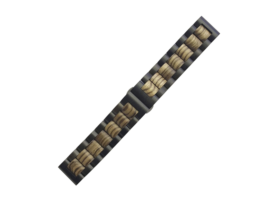 Correa Universal De Madera Natural Bambú Para Relojes De 22mm.sistema Quick Release De Fácil Cambio.