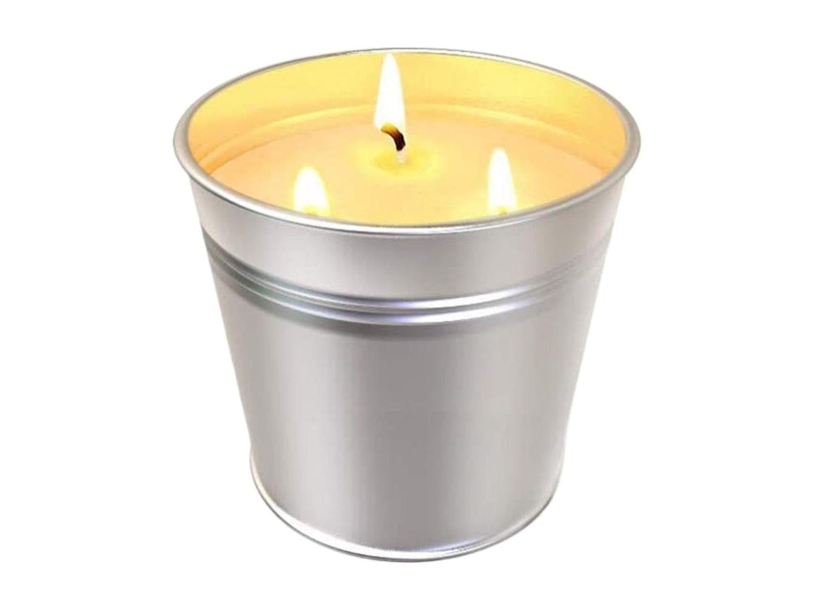 Velas De Lavanda En Latas De Metal