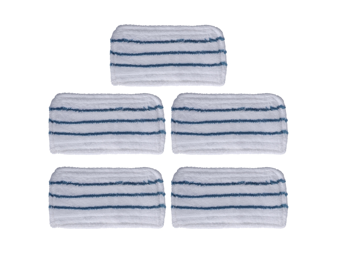 5 Almohadillas De Limpieza De Fibra Lavables Para Mopa De Vapor Fsm1610/1630 (accesorio De Repuesto)