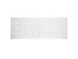Panel De Pared De Rejilla, Placa De Exhibición De Malla, Orificio Estándar De 3x9 Orificios, Aluminio 3123-0096-0240
