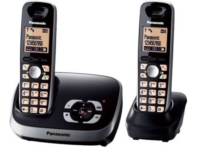 Teléfono Fijo PANASONIC KX-TG6522 Negro