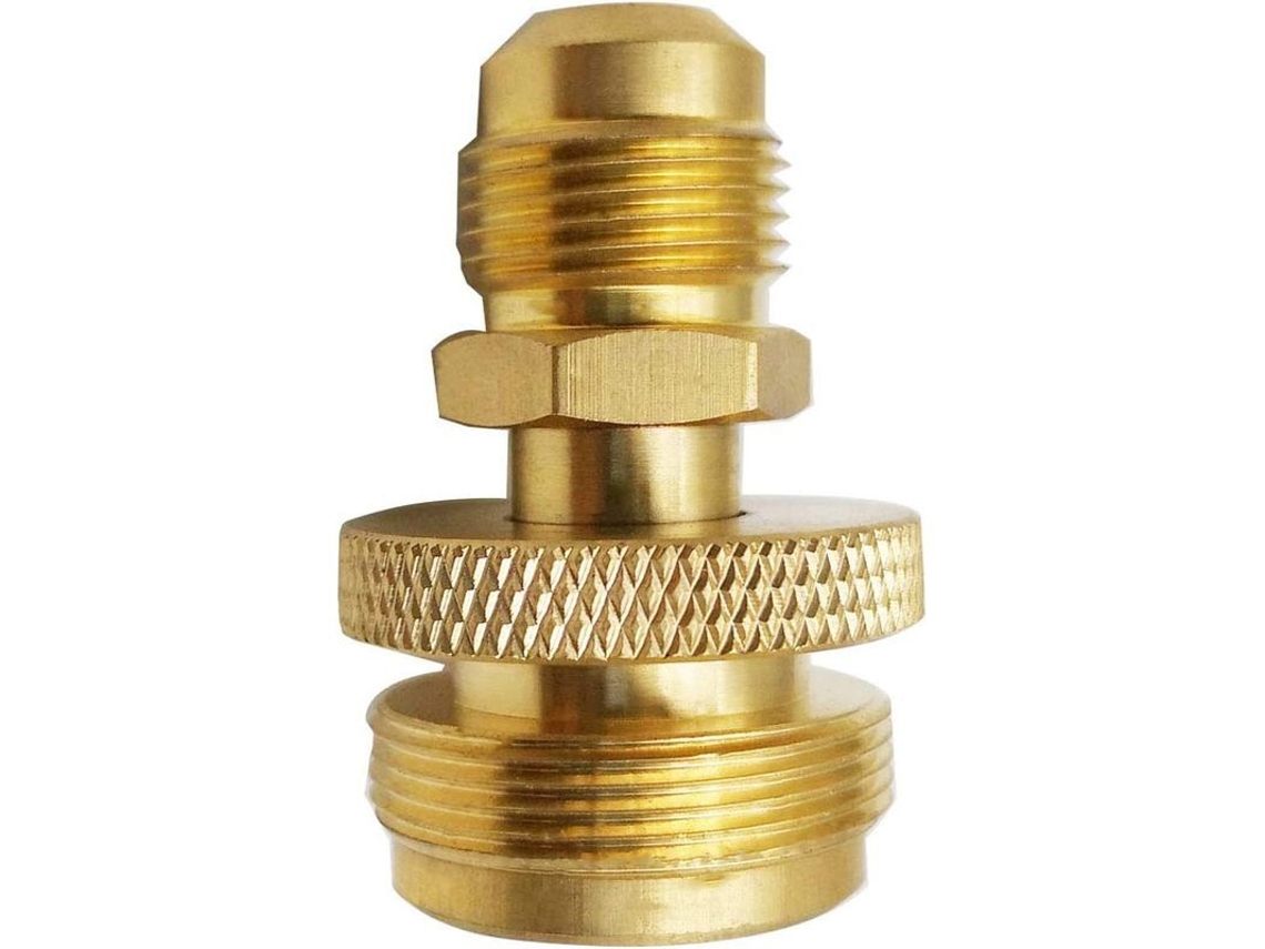 Adaptador Regulador Para Cilindro De Propano De 1 Lb Para Conexión Con Abocardado Macho De 3/8".