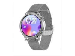 Reloj inteligente para mujer con llamadas Bluetooth y monitorización de salud. Regalo perfecto para mujeres. Ly Ebike (Plata)