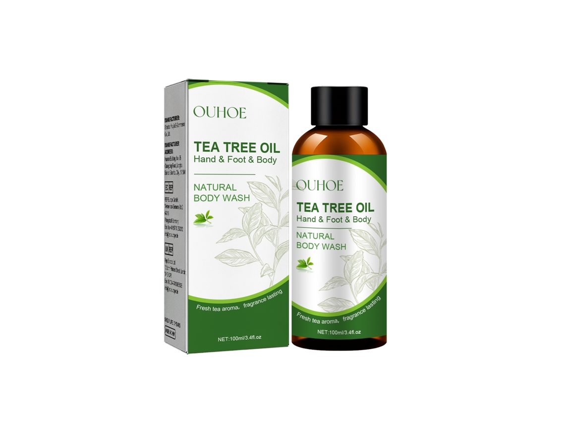 Líquido para baño de pies con árbol de té