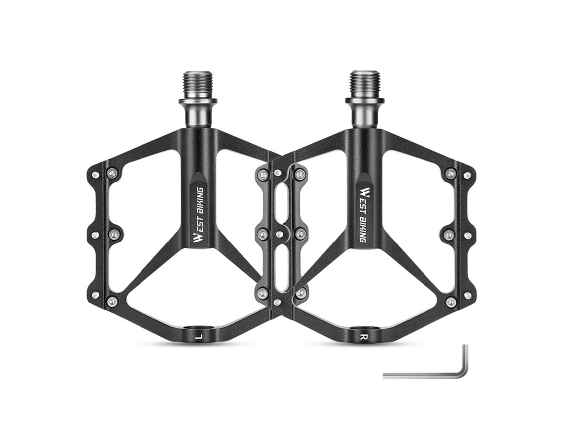 Pedales Para Bicicleta De Montaña Y Carretera Con 3 Rodamientos, Aluminio, Antivuelco, Repuesto