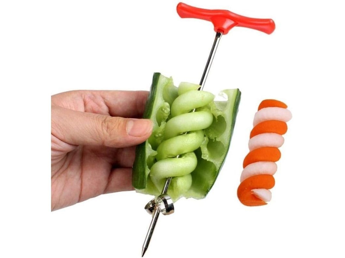 2026-45729-cortador Espiral Manual De Verduras Y Frutas Linjou Para Ensaladas Papas Zanahorias Pepinos