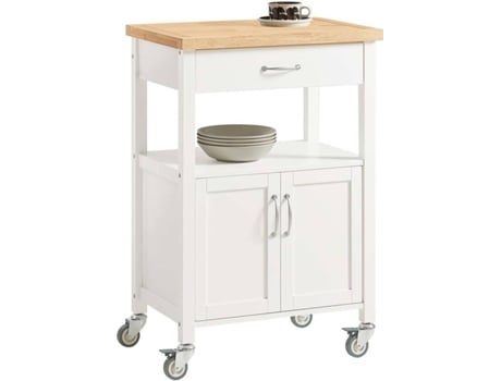 Carrito de Cocina SOBUY FKW22-WN (Madera y MDF - 60x44 cm)