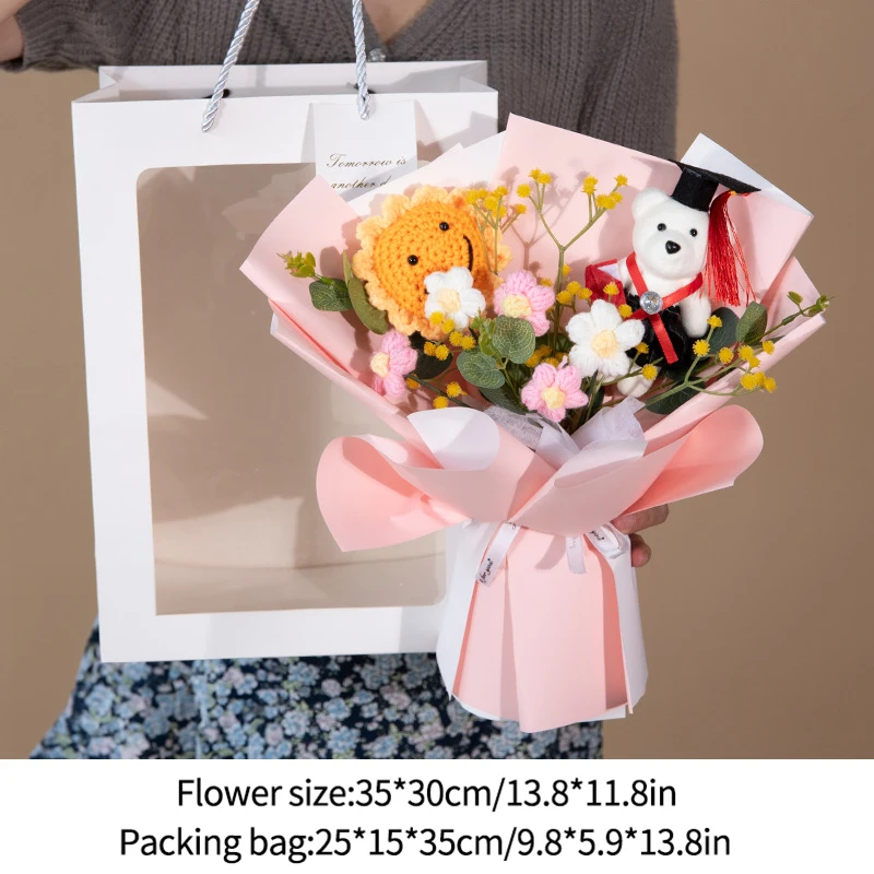 Flores De Ganchillo, Regalos De Flores Artificiales, Ramos Hechos A Mano, Decoraciones Para Fiestas