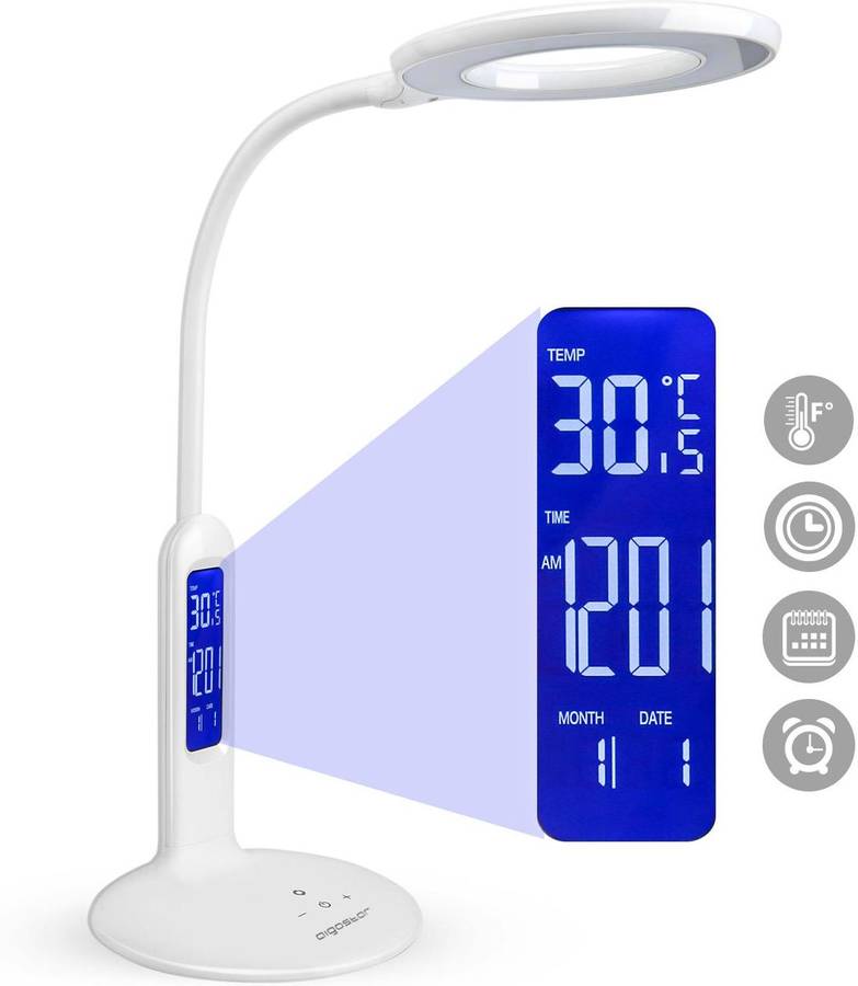 Lámpara de Escritório AIGOSTAR Flexo 10kzp (Blanco)