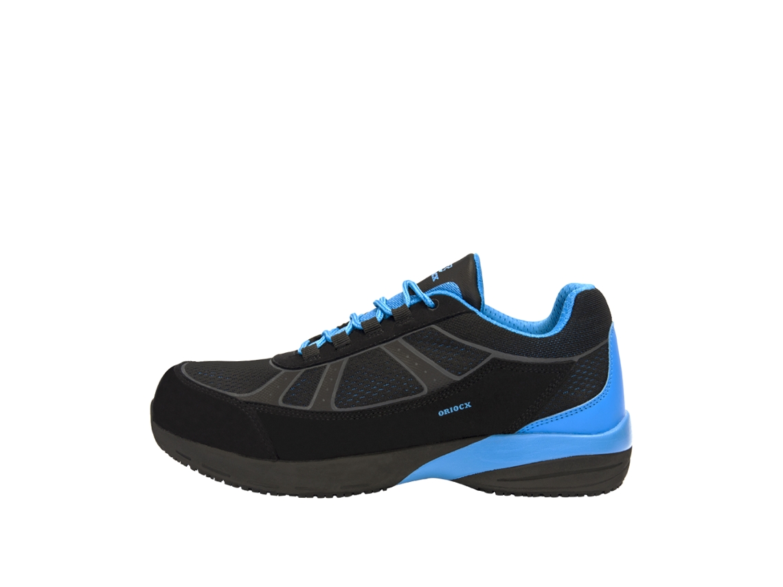 Zapato de Seguridad ORIOCX Alesón S1 P ( ESD Azul -Microfibra -38)