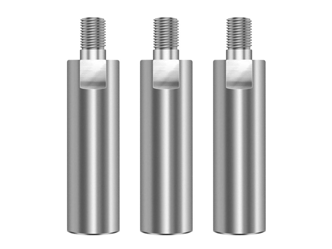 Eje De Extensión Giratorio De Acero Para Pulidora Angular Con Práctico Conector Para Accesorios.