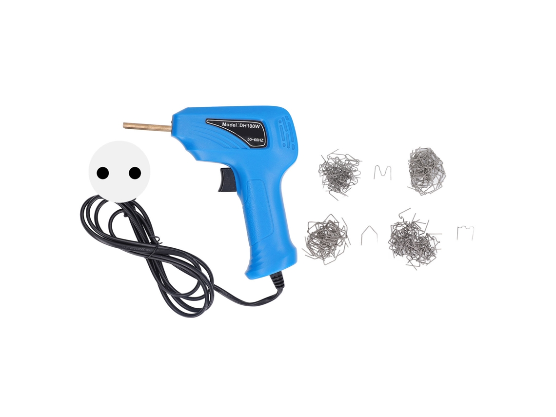 Pistola De Soldadura De Plástico Con Abrazadera Para Kit De Reparación De Parachoques 200-240v Azul