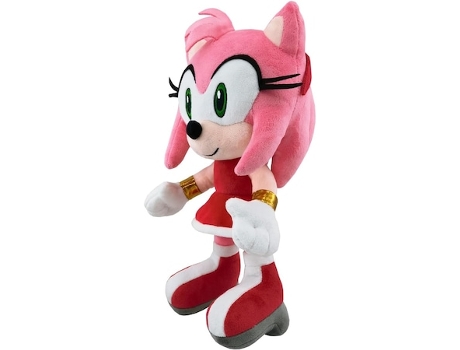 Peluche Sonic con Cabeza Grande, Rosa