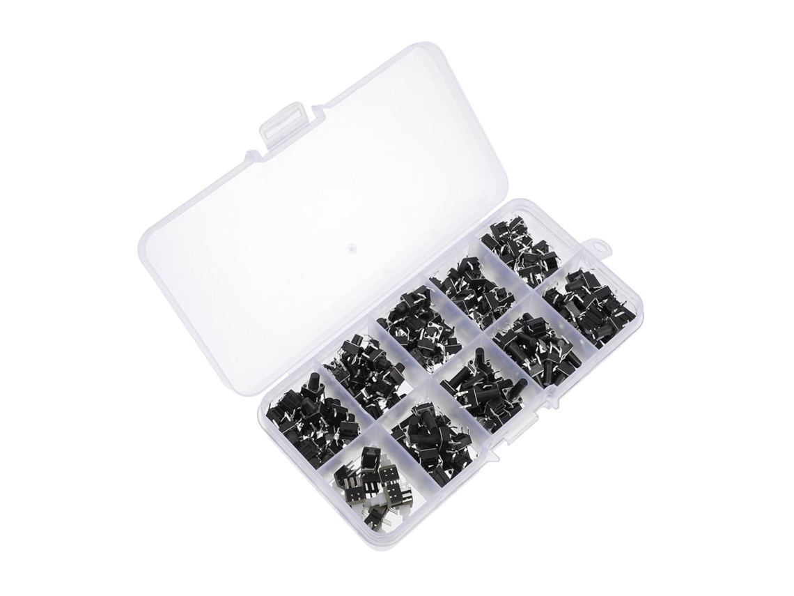 360 Pulsadores Táctiles Para Práctico Kit De Interruptores Electrónicos