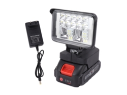 Foco LED de trabajo de amplio alcance y súper brillante modelo 2026 con interfaz MT y cabezal giratorio, batería de 1500 mAh para exteriores.