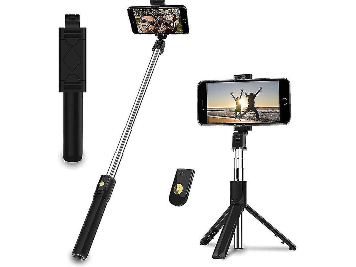 Fasst-palo Selfie Tripode Bluetooth Con Control Remoto, Rotación 270°, Extensible, Estable Y Portátil Para Teléfonos 4.7-6 Pulgadas
