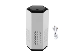 Purificador de aire para mascotas con luces LED antiolores Bestvite Blanco