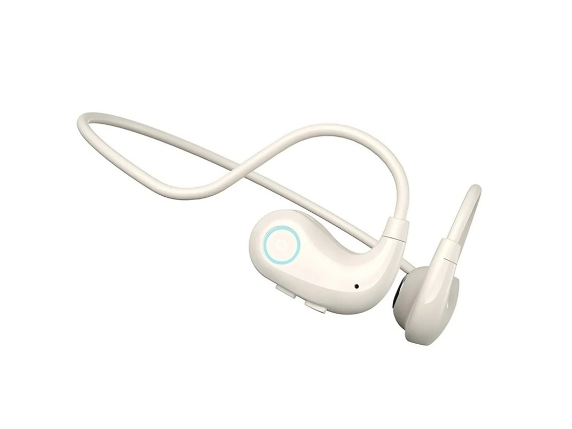 Auriculares Abertos Condução Aérea Graves Para Apple Yizhood Bluetooth Blanco