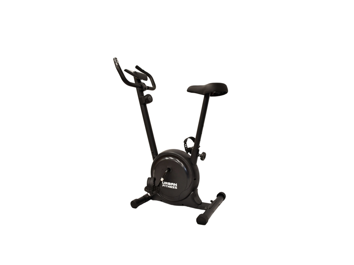 Bicicleta estática magnética Urban Fitness, bicicleta cardiovascular de interior con pantalla LCD