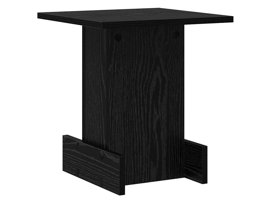 Mesa auxiliar de roble negro 35,5 x 35 x 40 cm MAISON EXCLUSIVE