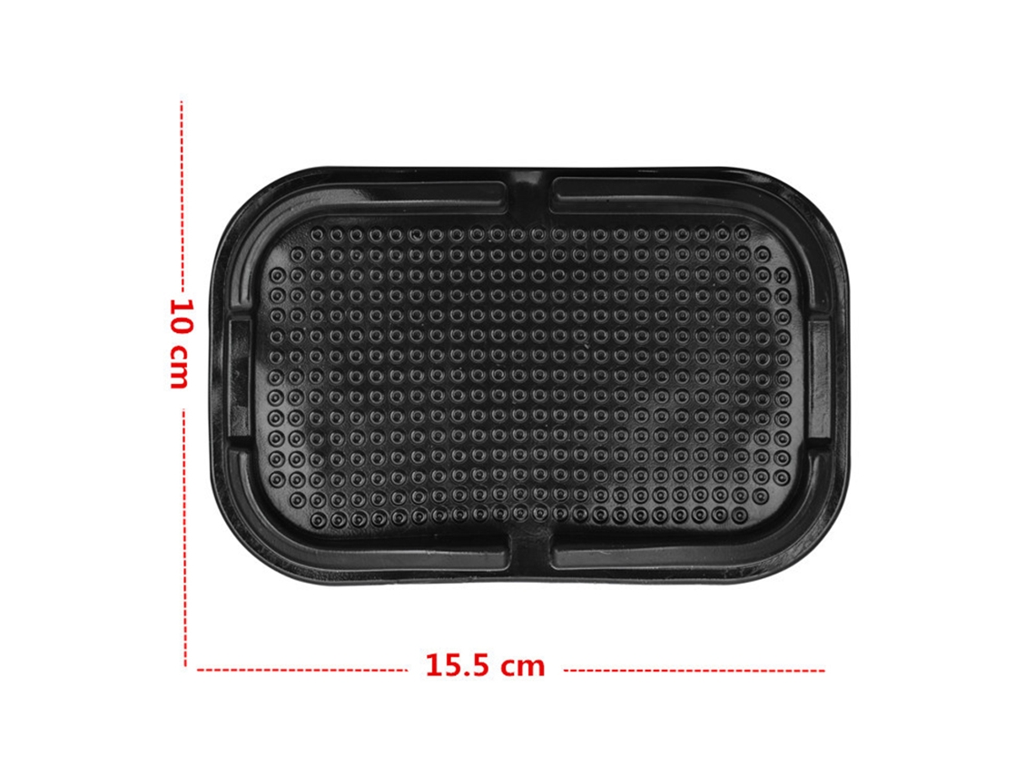 Soporte para teléfono de coche, de silicona, antideslizante, multiusos, para salpicadero, compatible con smartphone, GPS, gafas, pintalabios y bolígrafos (sin marca).