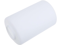 Cristal Cilíndrico Blanco Esmerilado Para Lámparas Colgantes Y De Techo. Protege La Bombilla Y Reduce La Intensidad De La Luz.