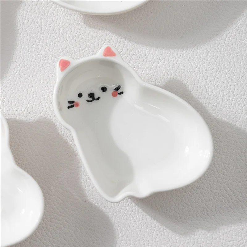 Plato De Cerámica De Estilo Japonés (para Gato De 10 Cm), Plato De Cerámica Creativo Para El Hogar.