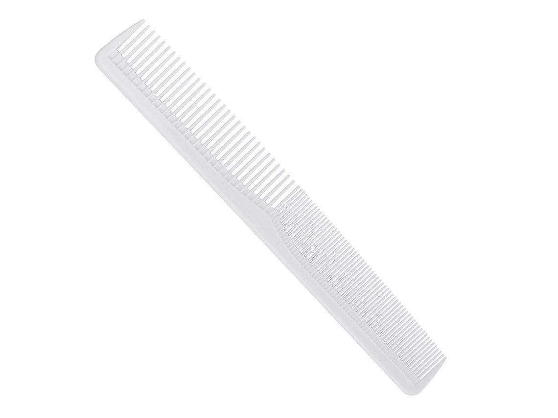 Peines de plástico antiestáticos con dientes para peluquerías y hoteles (blancos) de Jinyubo Store