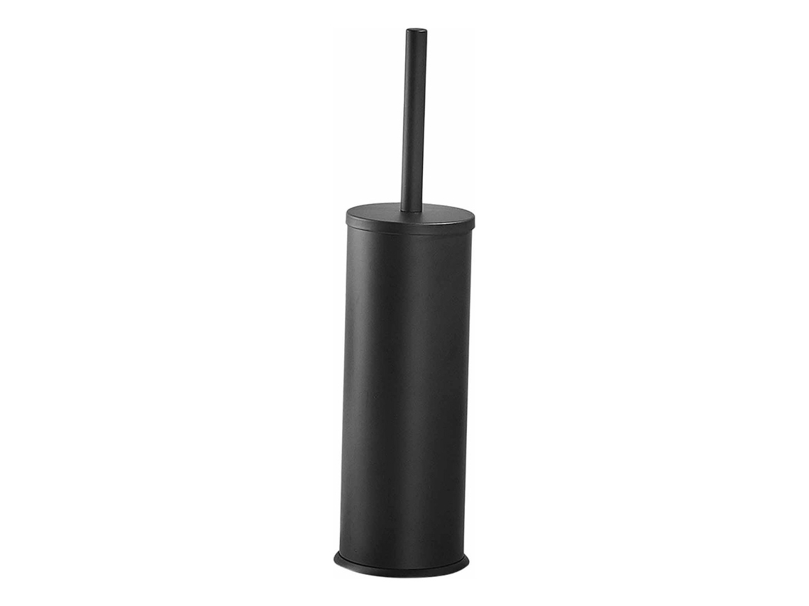 Juego de portaescobillas de inodoro con cerdas negras slowmoose