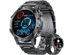 Reloj inteligente militar para hombre, con llamadas de voz y Bluetooth, compatible con Android e iOS.
