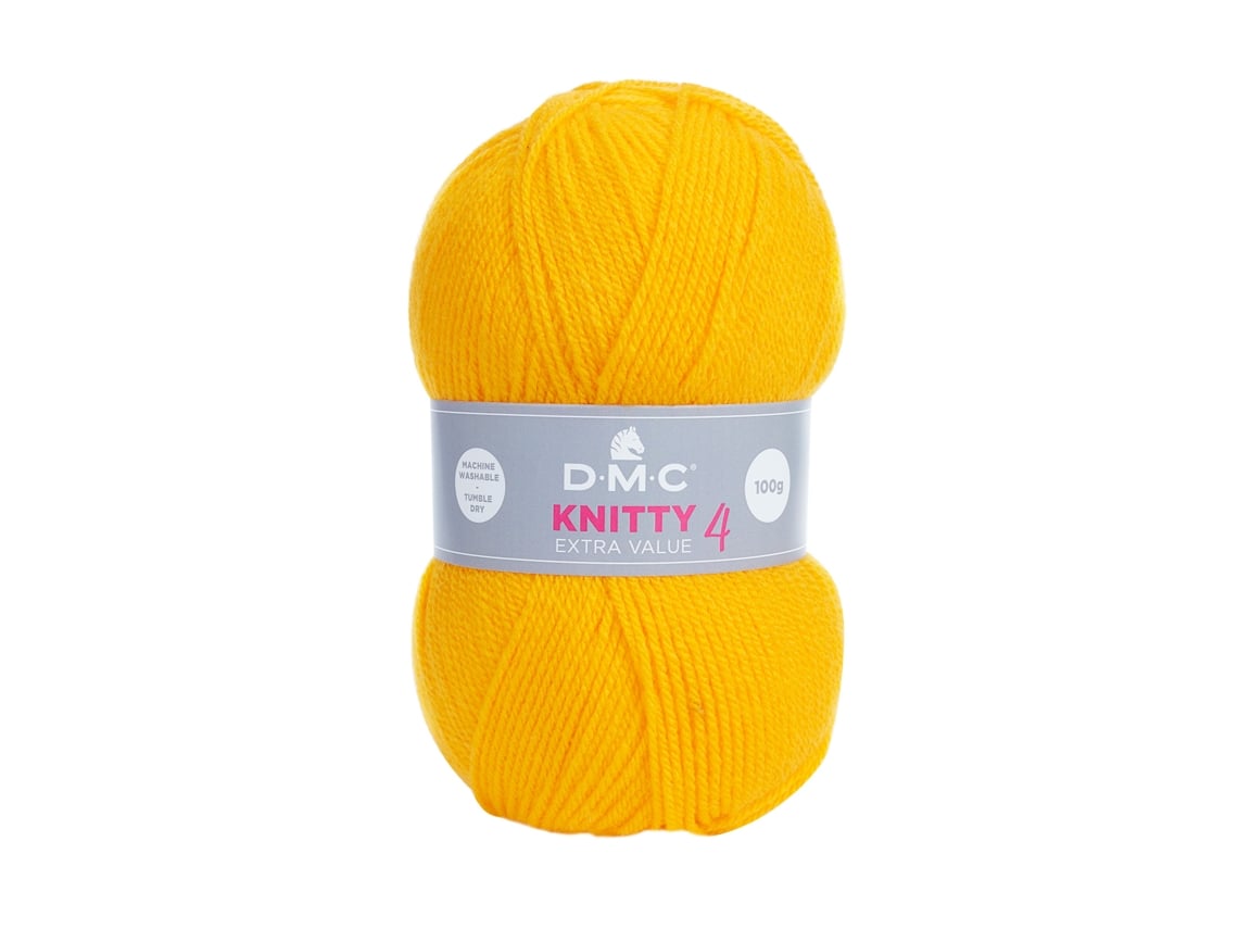 Hilo de La DMC Knitty4 8112/978 100G Amarelo Escuro