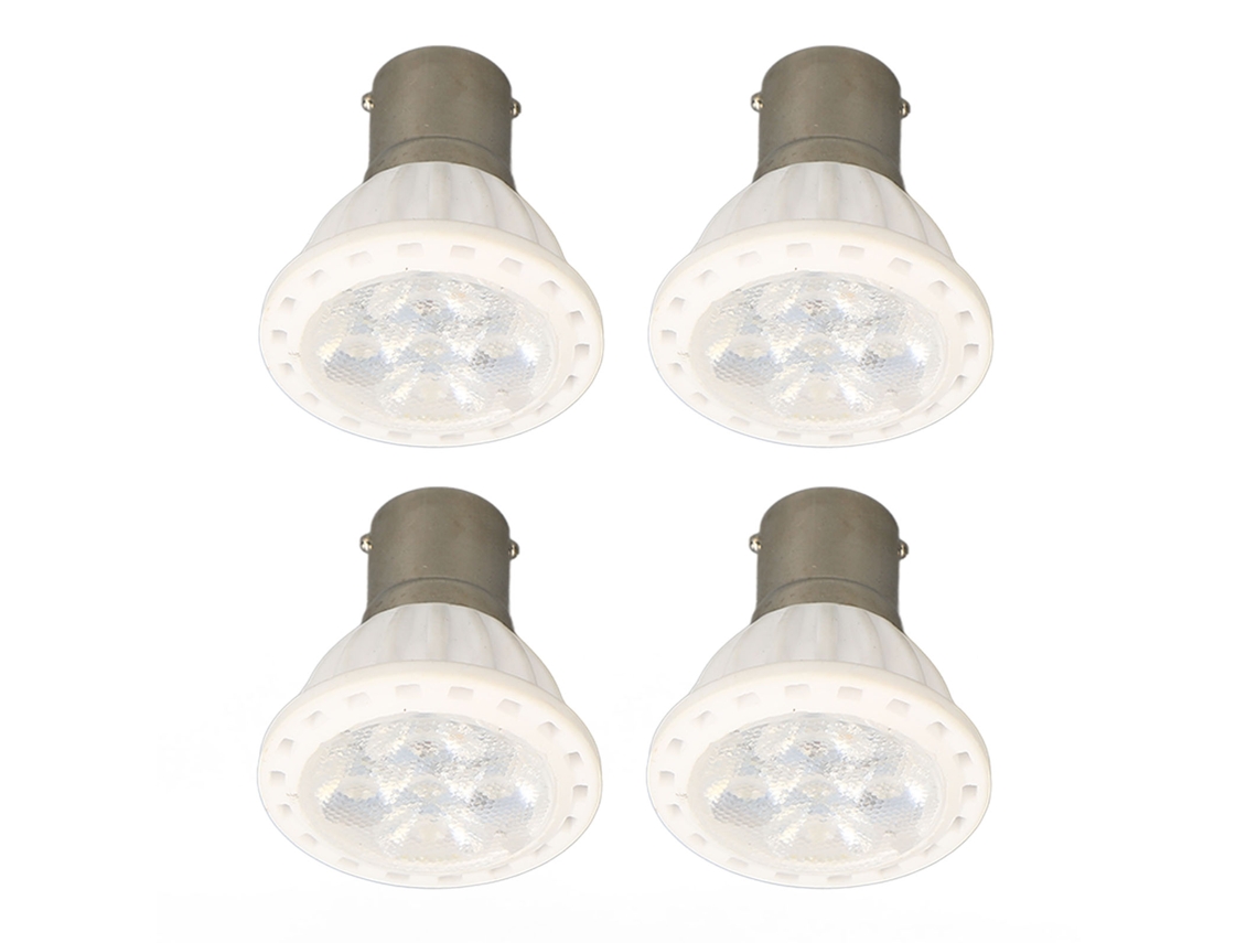 Yncm2026-4pcs Bombilla Led Para Ascensor Ba15s Ac Dc 12v 360lm Ahorro Energía Sustituto De Halógeno Luz Cálida