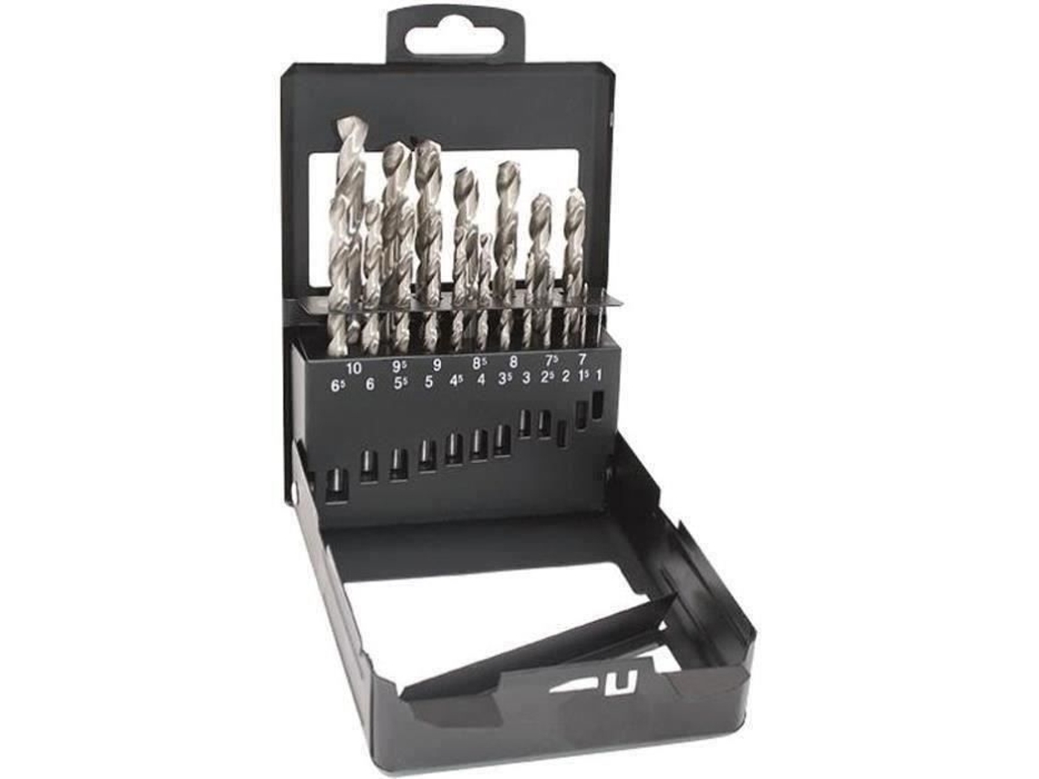 Brocas Hss Nº 2 RISS Caja con 19 Fresas de 1 a 10mm