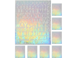 Hojas De Pegatinas Holográficas Para Pulgares