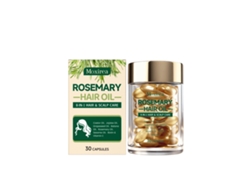 Cápsulas de aceites esenciales para el cuidado del cabello con romero