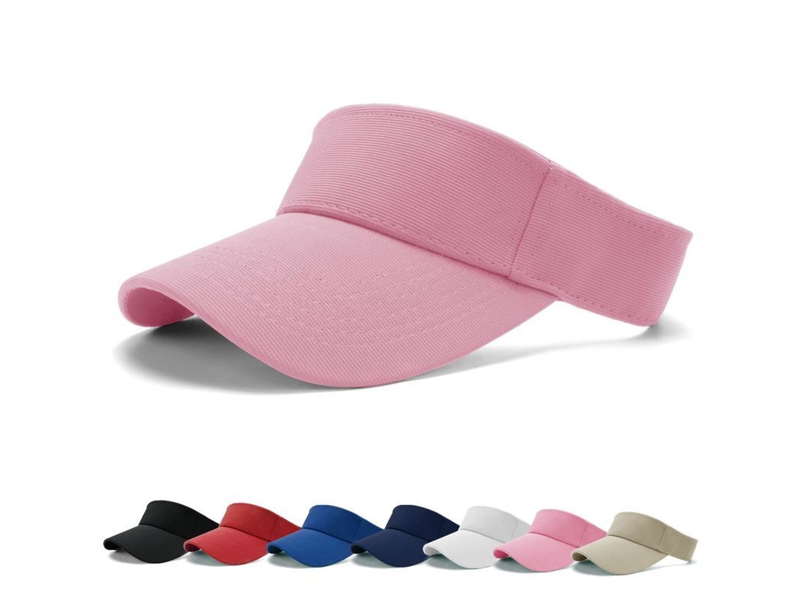 2026-gorra De Visera Solar Para Mujer Con Cola De Caballo Gorra Béisbol Lavada Gorra Plain Dad Rosa