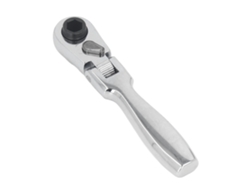 Llave Para Ratas 2 En 1 Con Cabezal Móvil, 72 Dientes, Vaso De 1/4 De Pulgada, Llave Para Ratas Flexible Con Liberación Rápida.