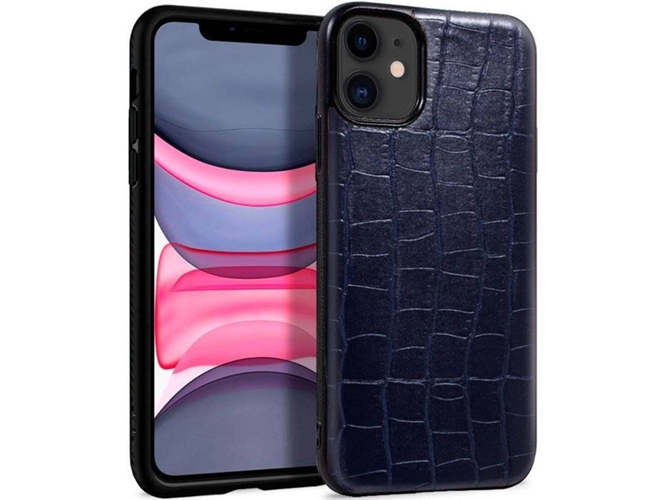 Funda iPhone 11 COOL Piel Azul