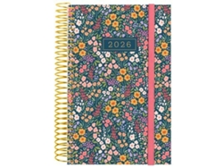 Agenda Finocam Design Collection Flora 11,7 x 18,1 cm 2026