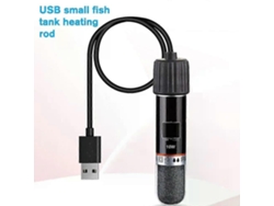 Mini calentador USB de 10 W para acuarios pequeños, con temperatura constante de 26 °C y termostato sumergible. GOKOCO