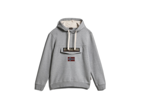 Sudadera con Capucha NAPAPIJRI Burgee Wint Gris (XL)