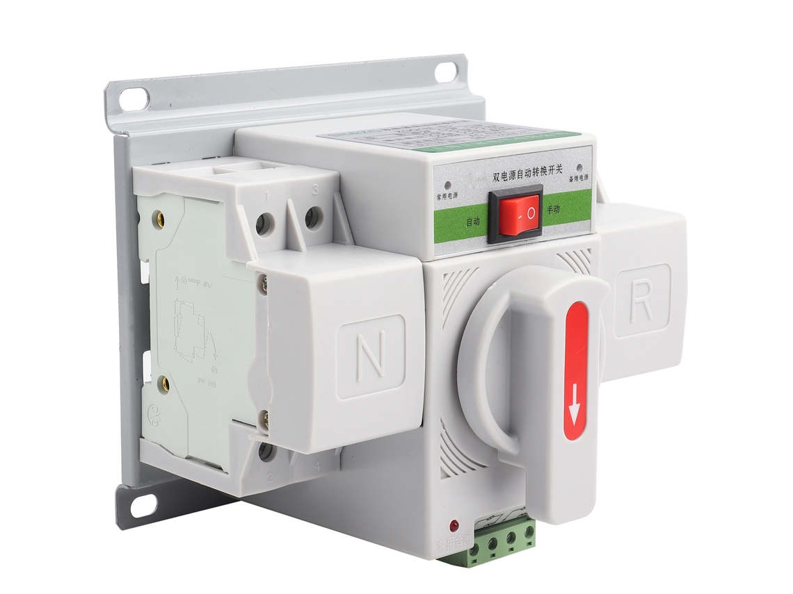 Interruptor de transferencia de energía automático doble 2p 63a Mini