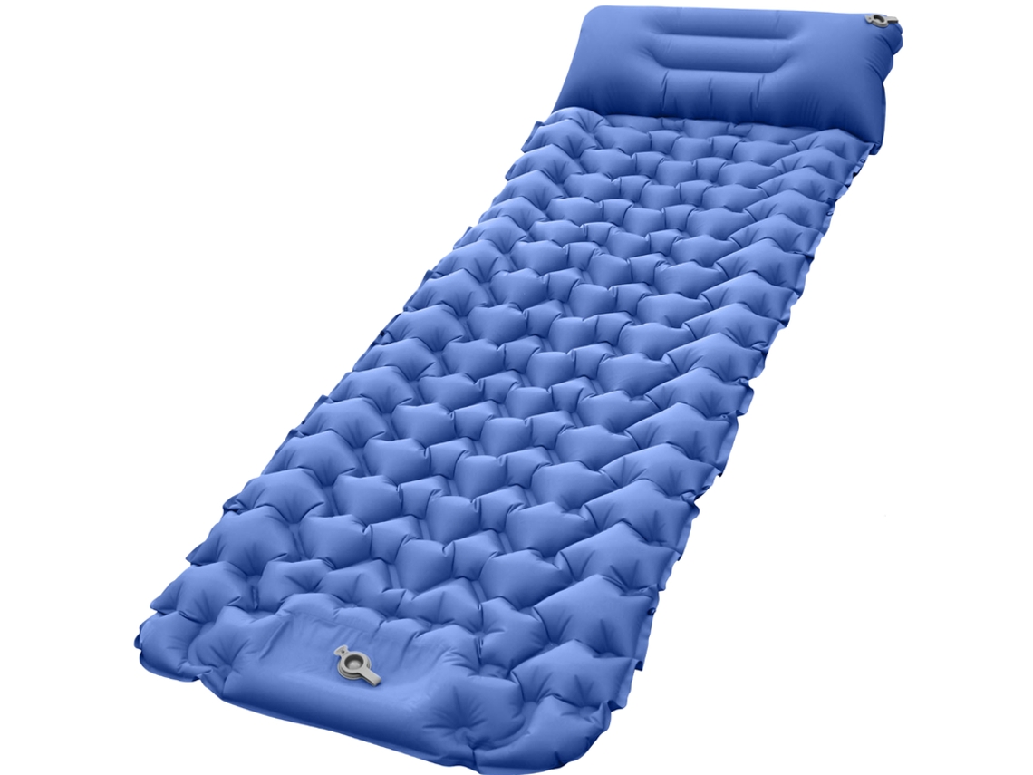 Colchón inflable ultraligero ideal para acampar y hacer senderismo con bolsa de almacenamiento MDUG